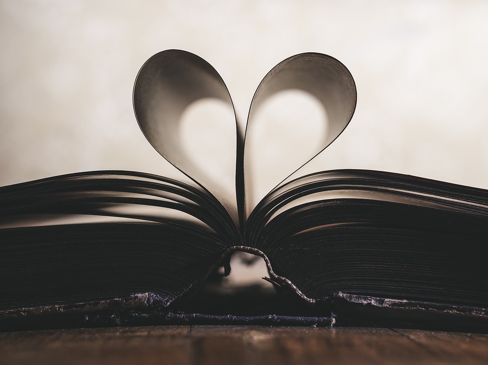 Paper Romance Symbol Valentine Love Book Open
