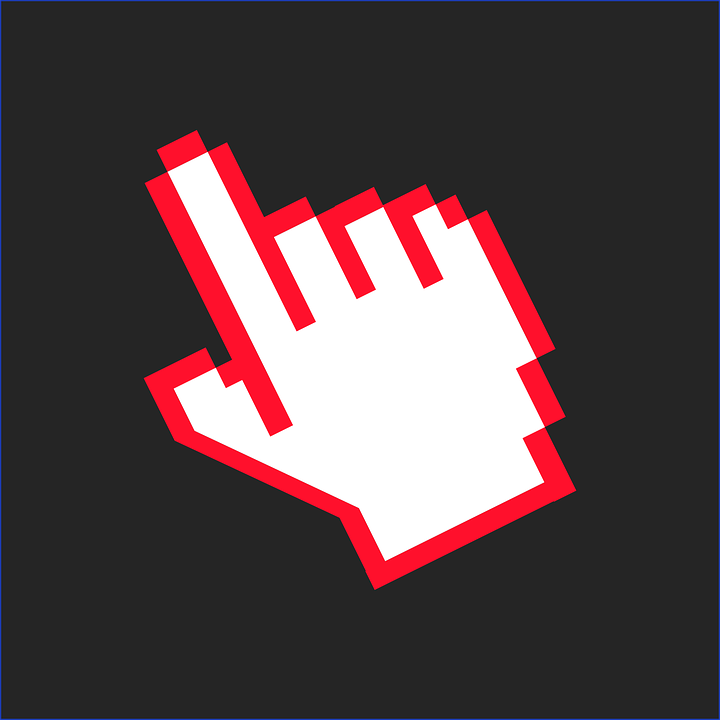 Mouse Cursor Hand Finger Click Clickbait Click On