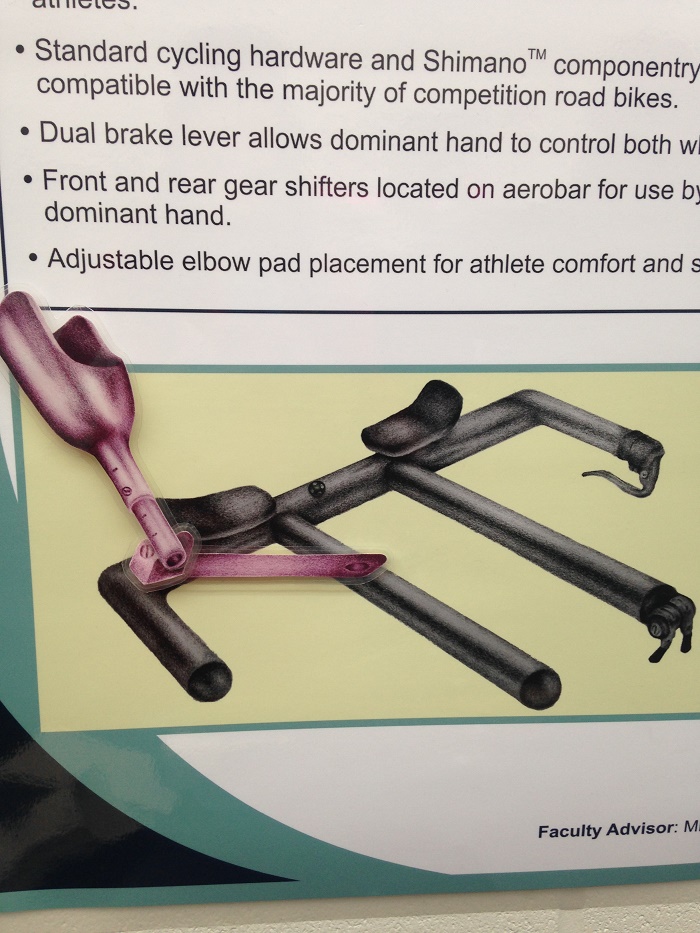 Handlebar Adaptation for Paratriathletes with a Lower Arm Amputation Poster