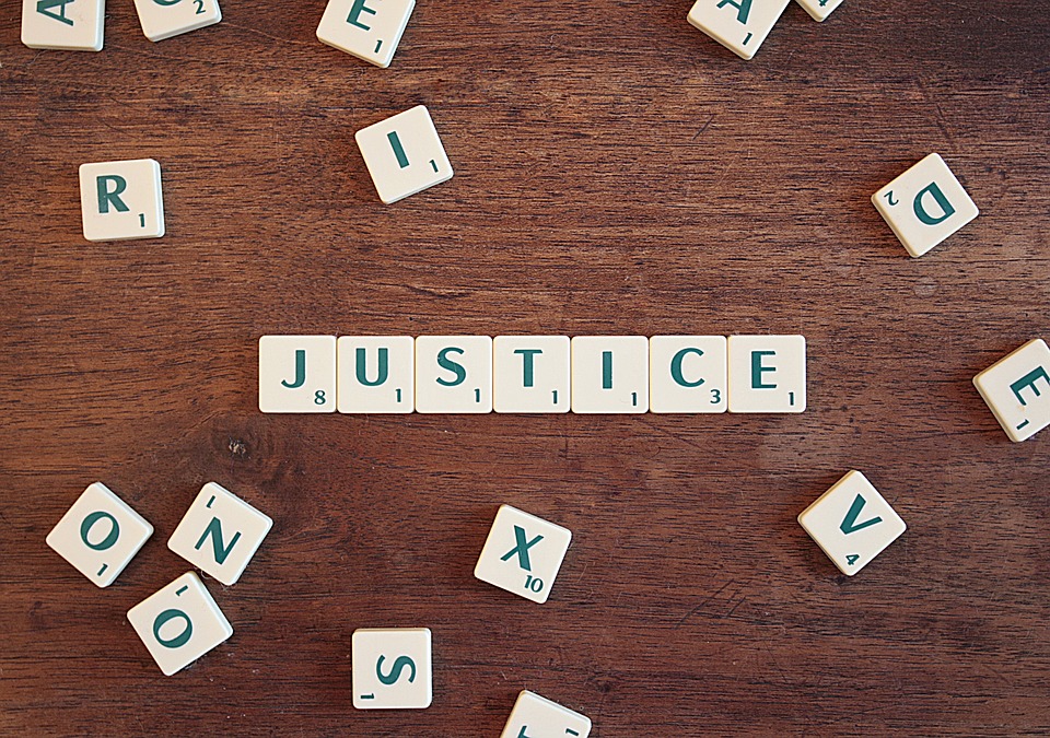 Justice Right Legal Lawyer Word Letters Law