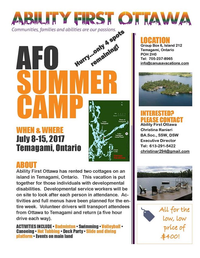AFO Summer Camp Poster